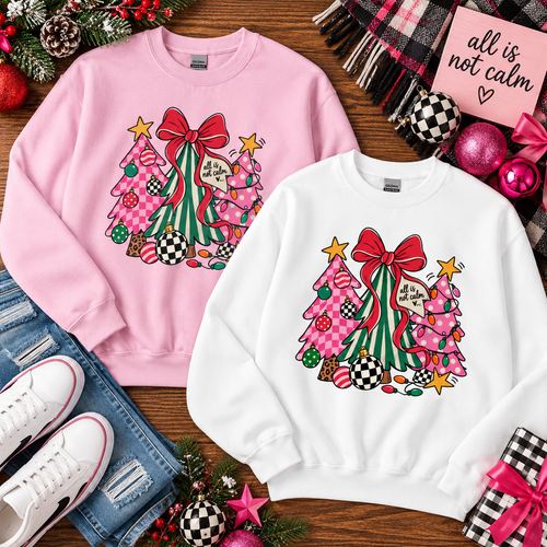 All Is Not Calm Christmas Sweatshirt