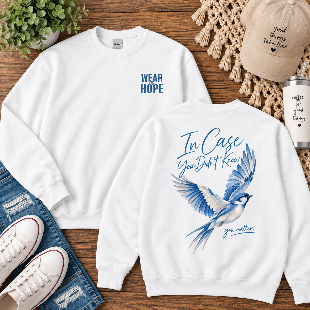 In Case You Didn’t Know, You Matter Crewneck | Wear Hope