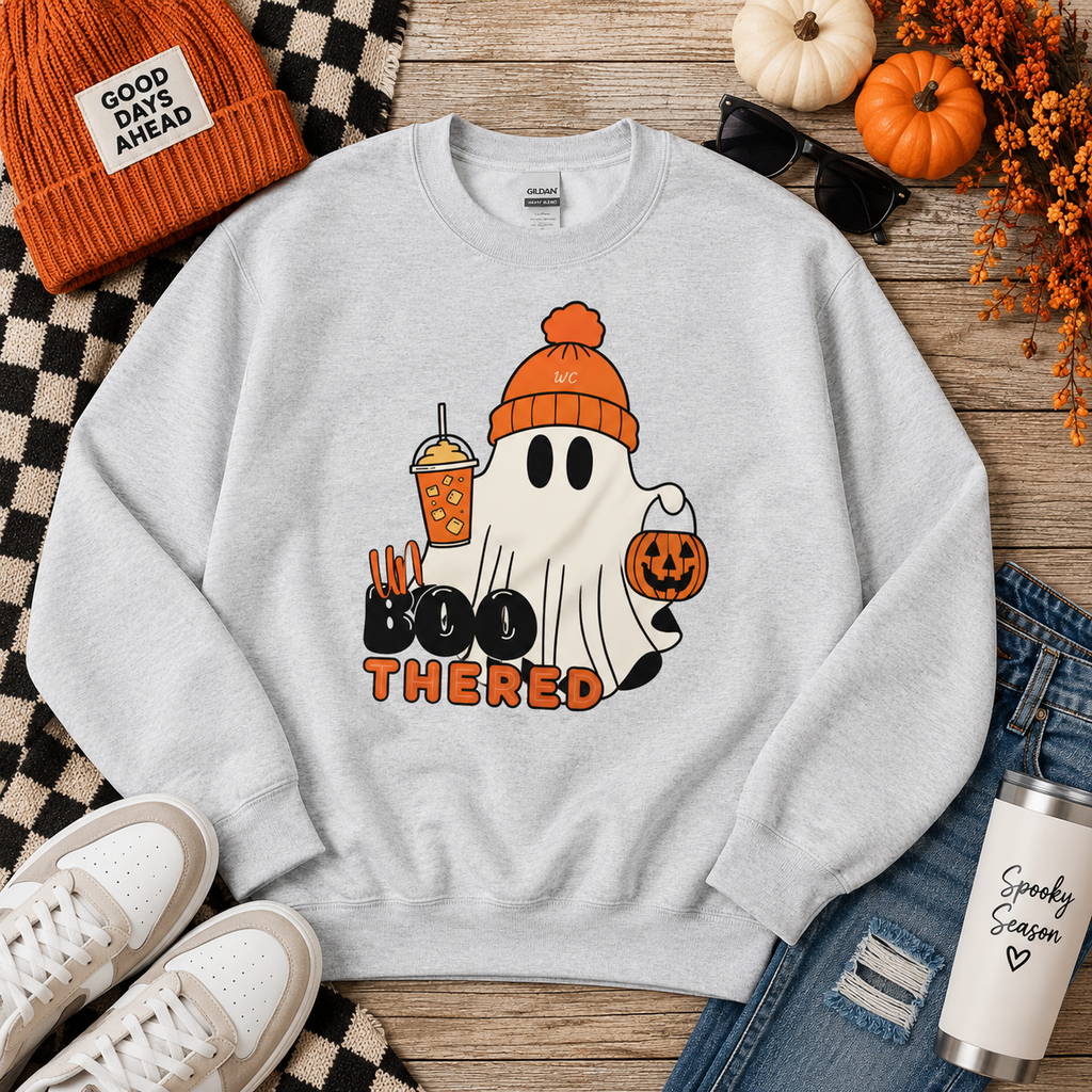 UnBOOThered Women's Ghost Sweatshirt