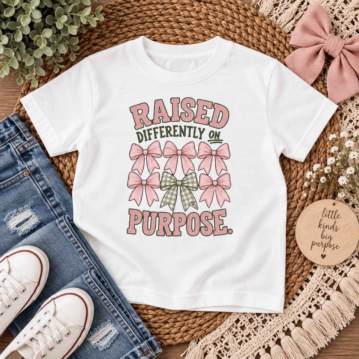 Raised Differently on Purpose Kids Tee | Little Wilson