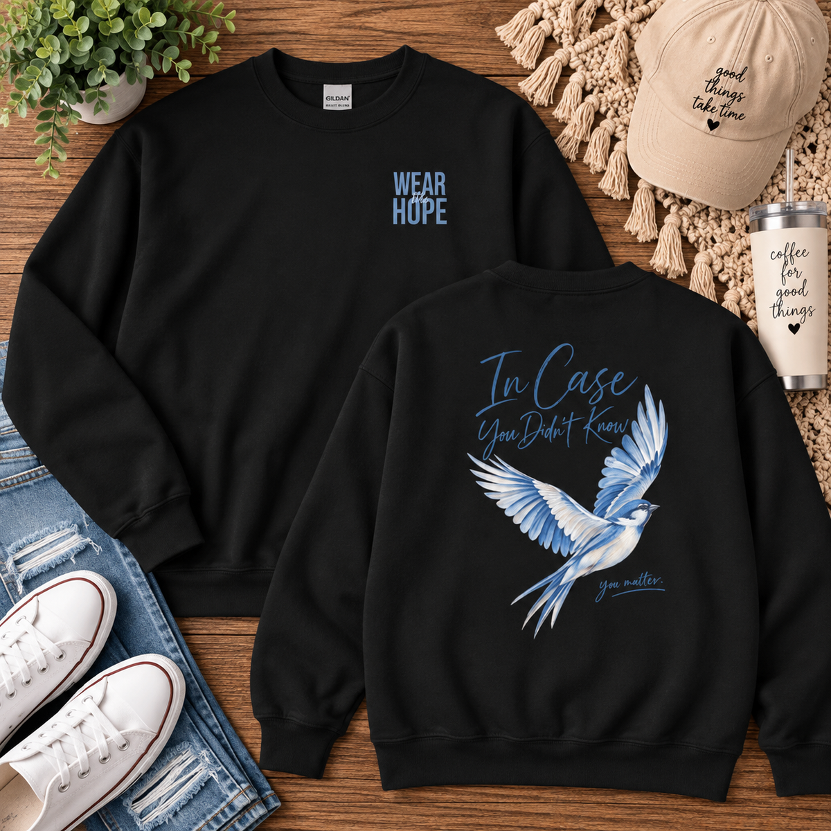 In Case You Didn’t Know, You Matter Crewneck | Wear Hope
