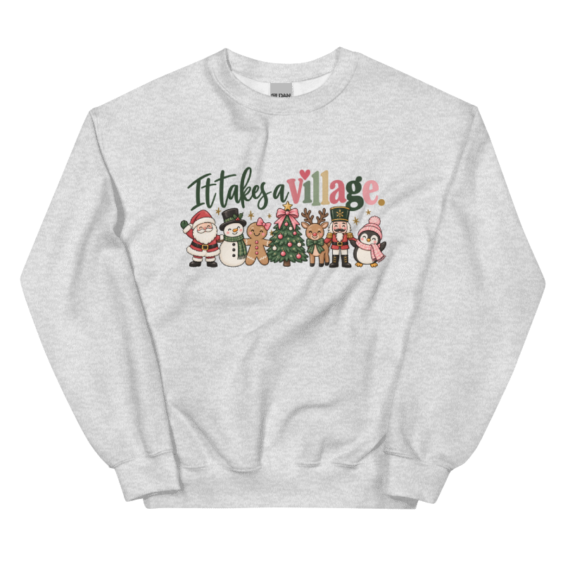It Takes a Village | Christmas Crewneck