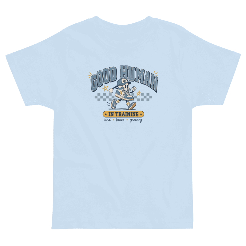 Good Human in Training — Boys Kids Tee