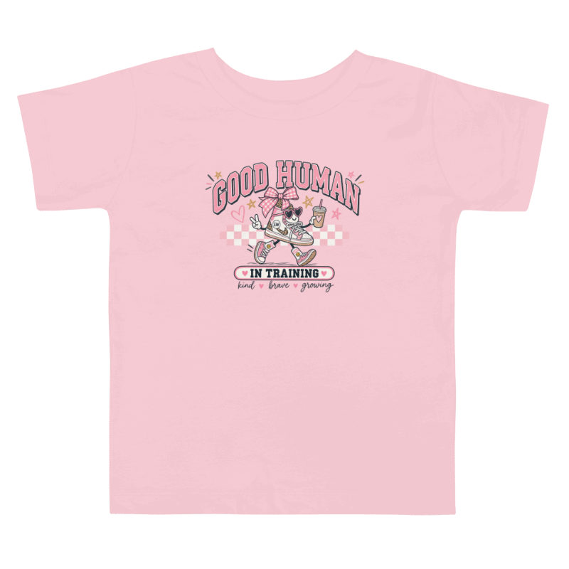 Good Human in Training — Girls Kids Tee