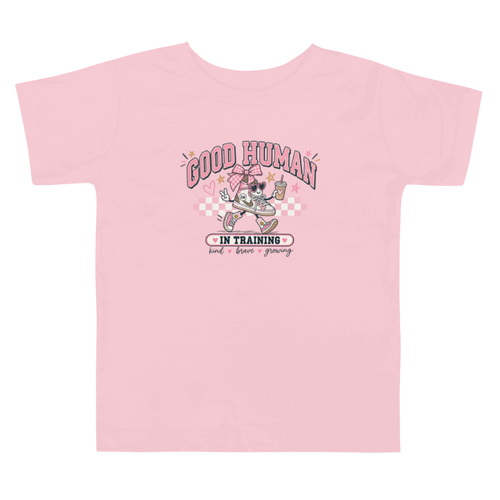 Good Human in Training — Girls Kids Tee