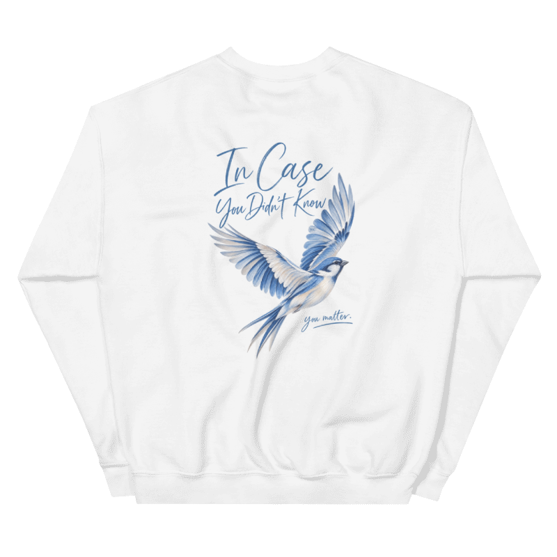 In Case You Didn’t Know, You Matter Crewneck | Wear Hope