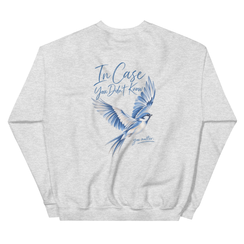 In Case You Didn’t Know, You Matter Crewneck | Wear Hope