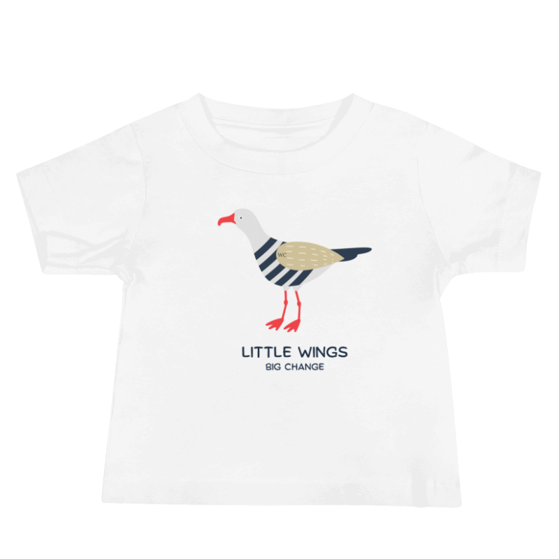 Little Wings, Big Change Kids Tee | Little Wilson