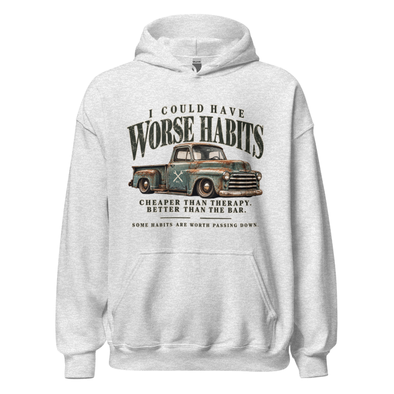 I Could Have Worse Habits | Vintage Truck Hoodie