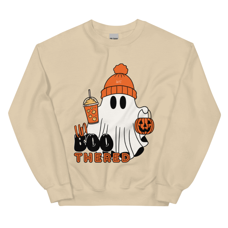 UnBOOThered Women's Ghost Sweatshirt