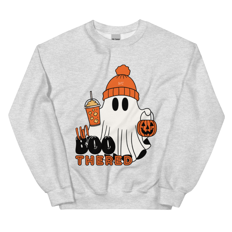 UnBOOThered Women's Ghost Sweatshirt
